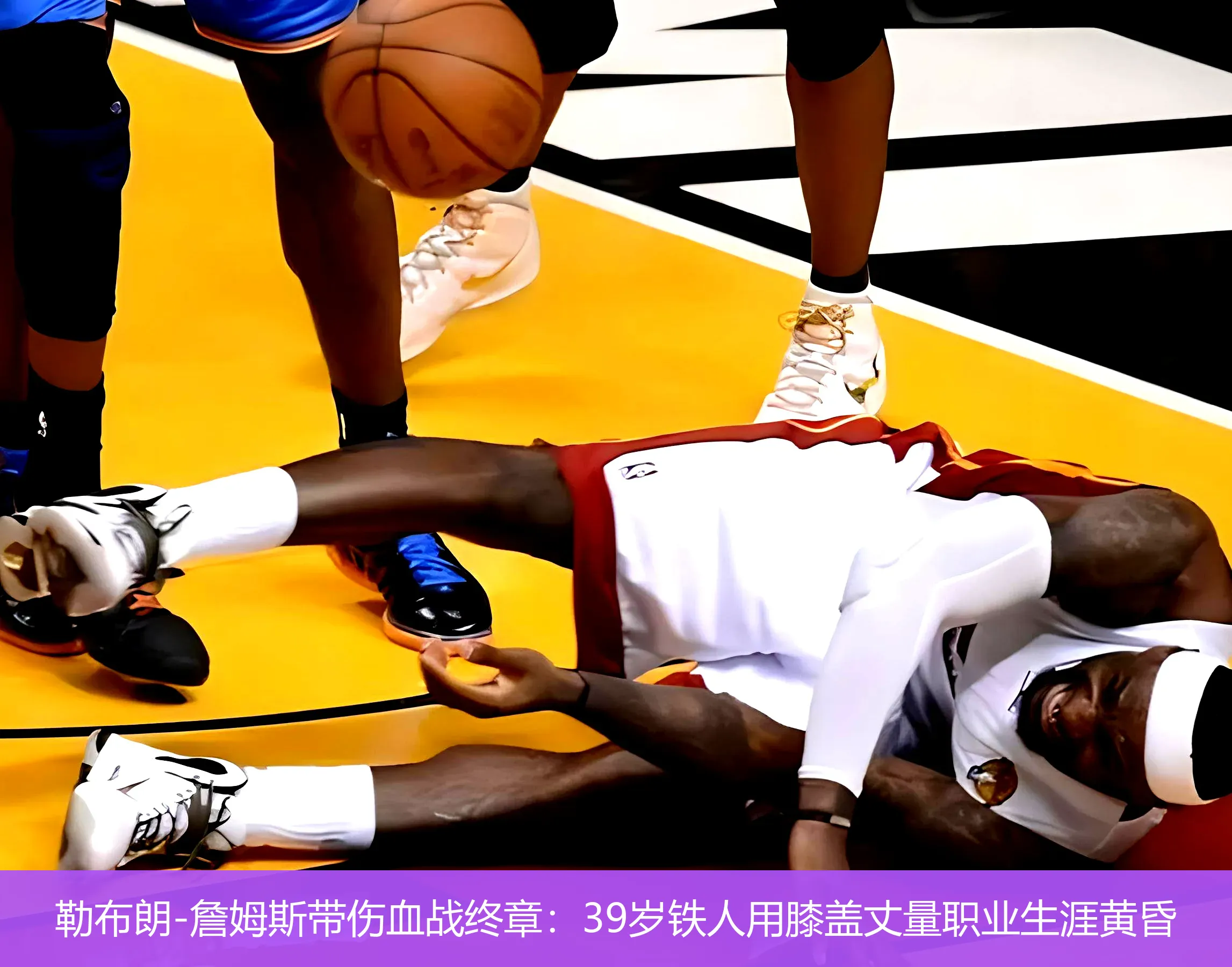 勒布朗-詹姆斯带伤血战终章:39岁铁人用膝盖丈量职业生涯黄昏