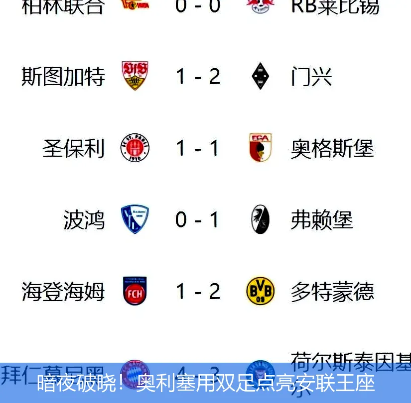 暗夜破晓!奥利塞用双足点亮安联王座