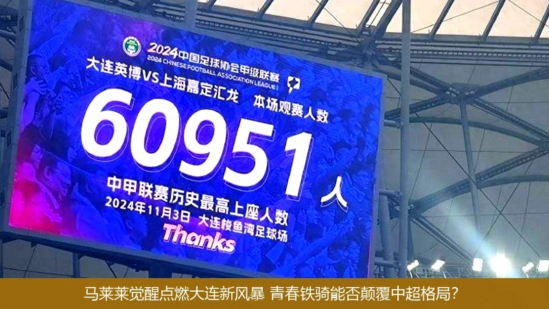 马莱莱觉醒点燃大连新风暴 青春铁骑能否颠覆中超格局？